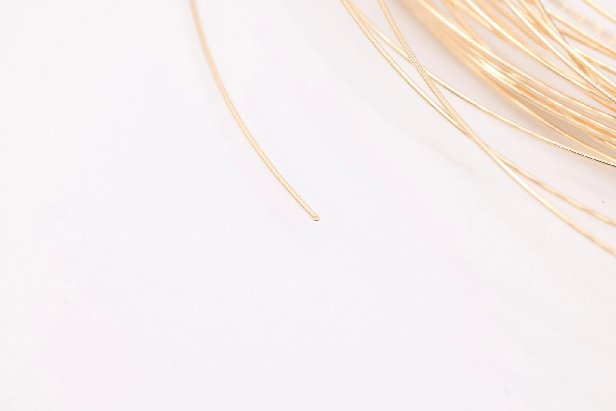 14k Gold Filled Wire, 20 Gauge 0.8mm, Gold Wire, Half Hard Jewelry Wire