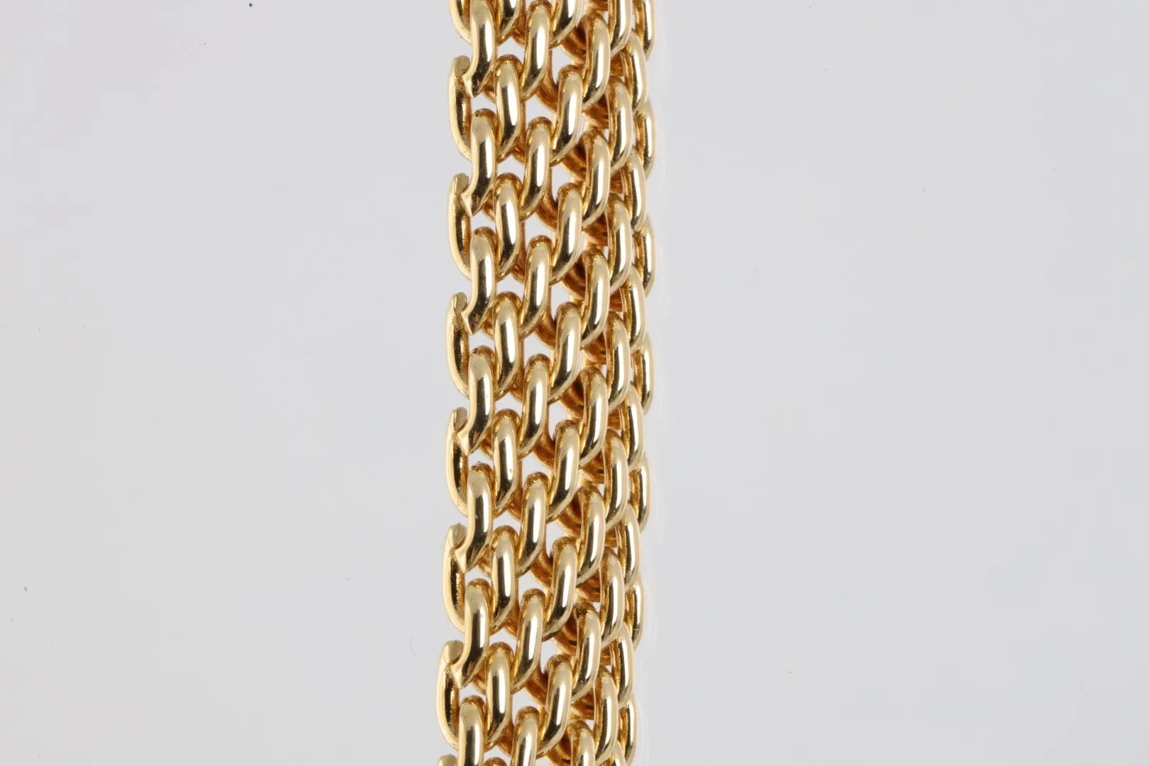 16" Tiffany & Co. 18k Yellow Gold Mesh Chain (86.69g.)