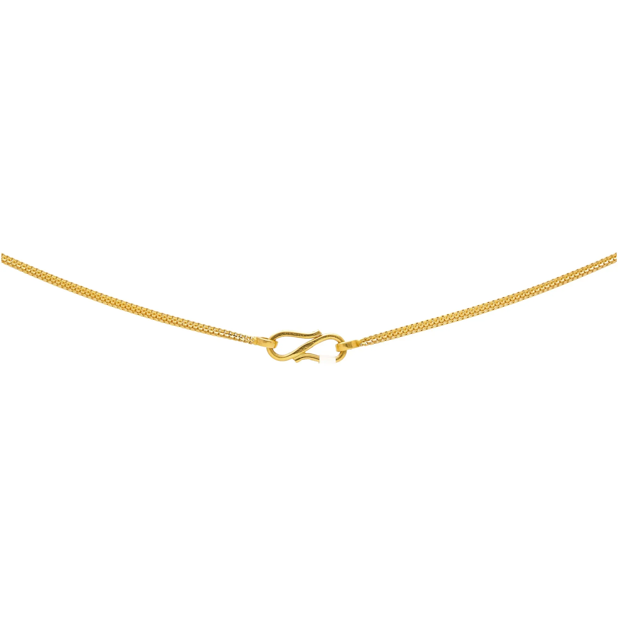 22K Multi-Tone Gold & CZ Mangalsutra Necklace (9.9gm)