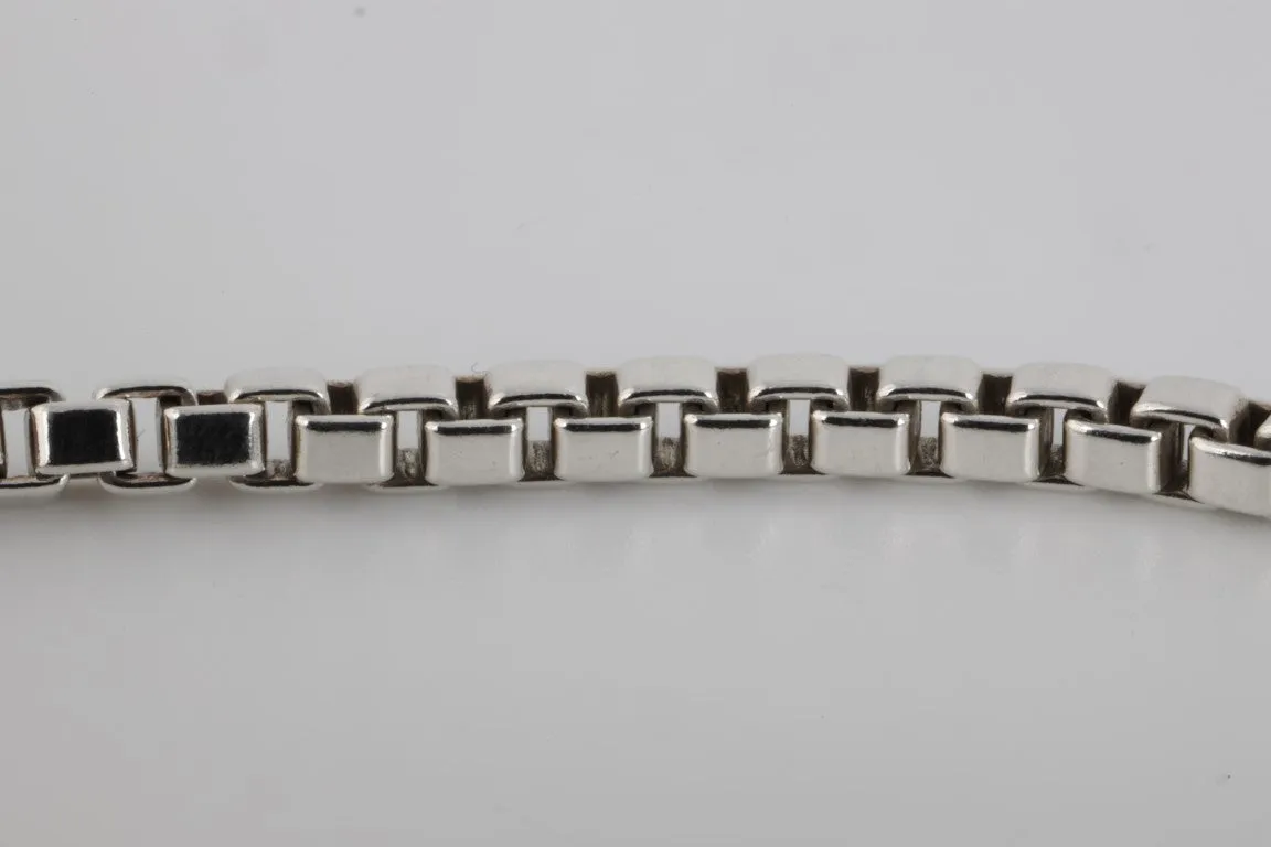 7” Tiffany & Co. 925 Silver Venetian Link Bracelet (15.90g.)