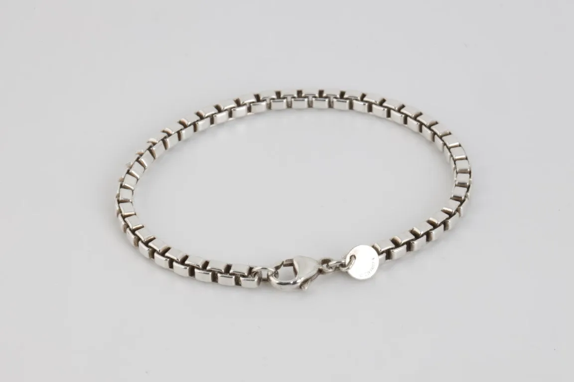 7” Tiffany & Co. 925 Silver Venetian Link Bracelet (15.90g.)