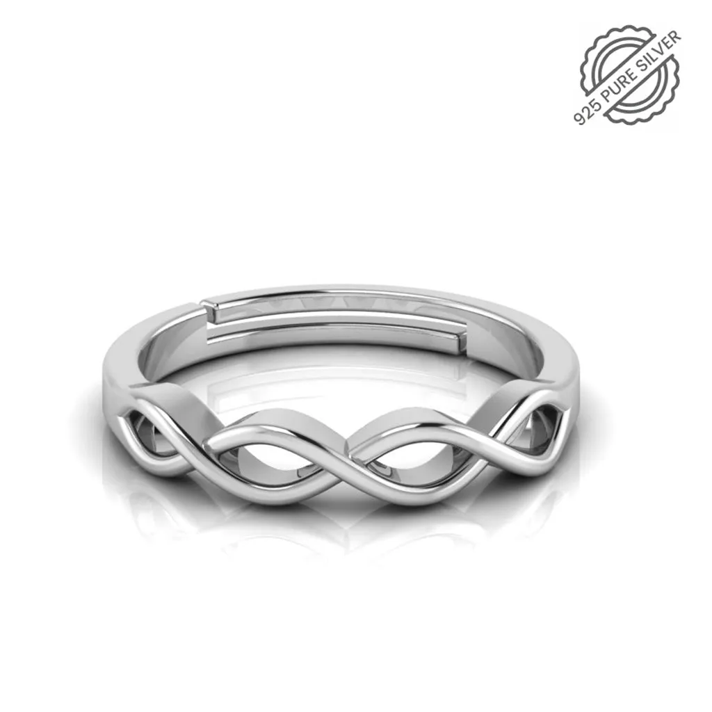 925 Pure Starling Silver Twisted Ladies Special Ring