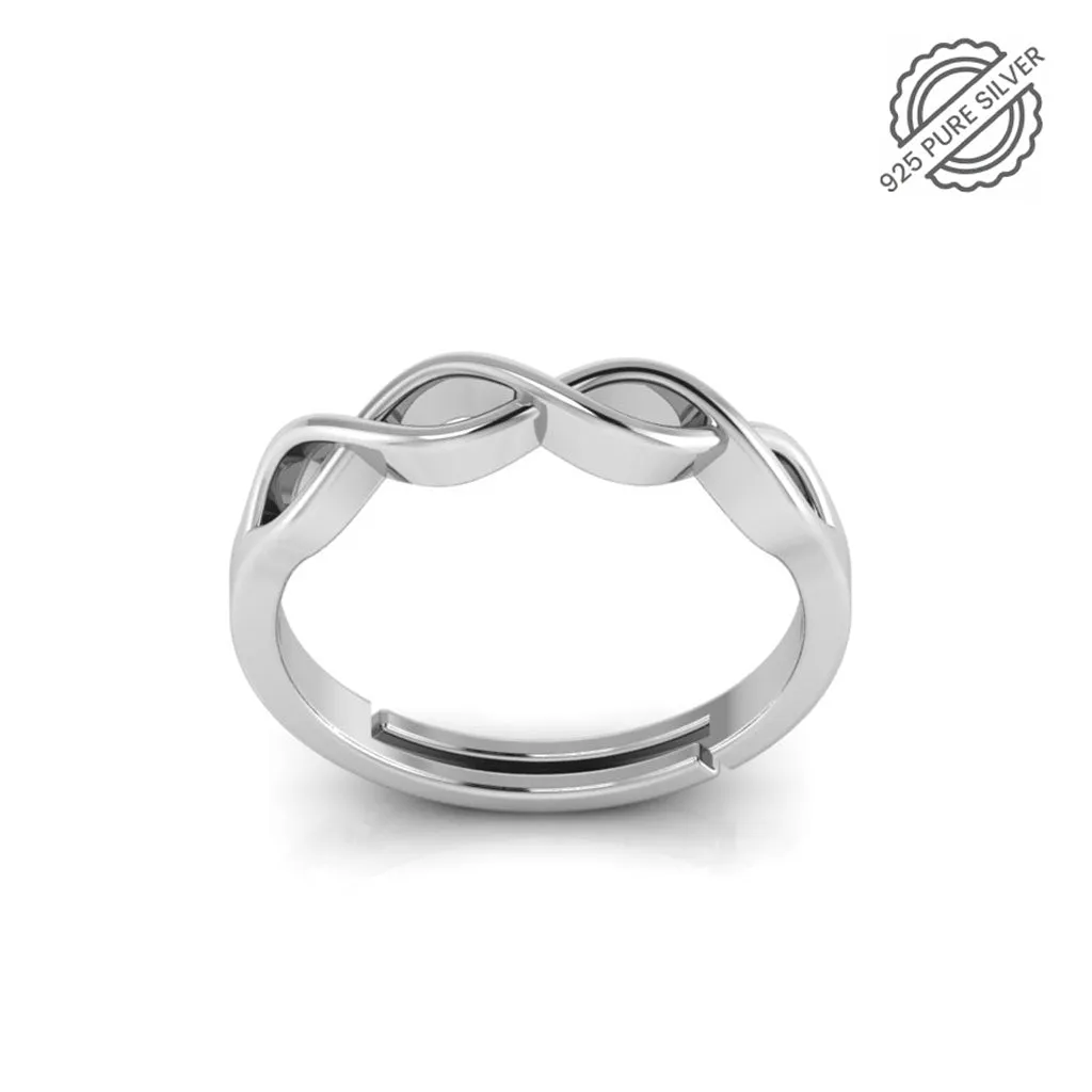 925 Pure Starling Silver Twisted Ladies Special Ring