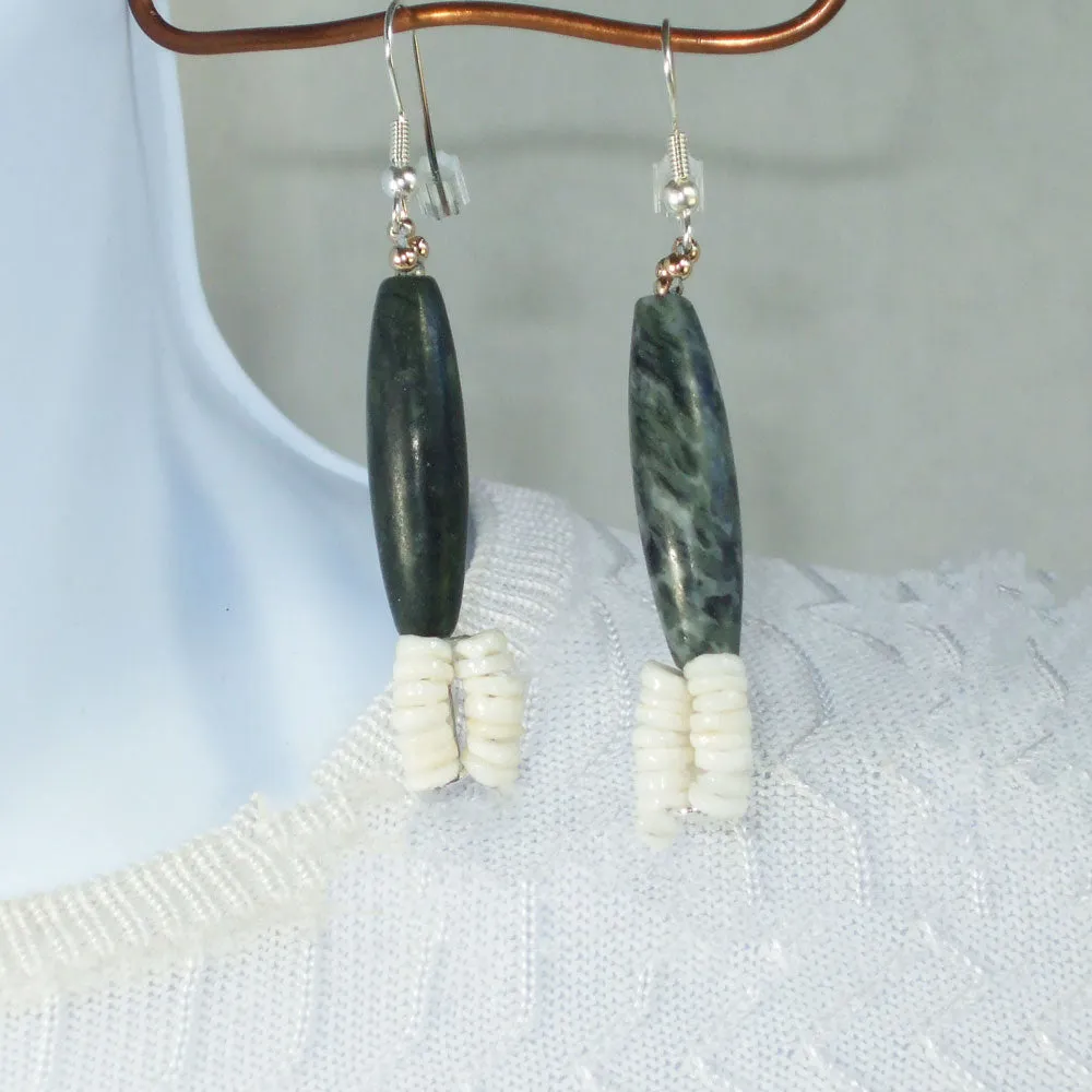 Adana Green Dangle Earrings