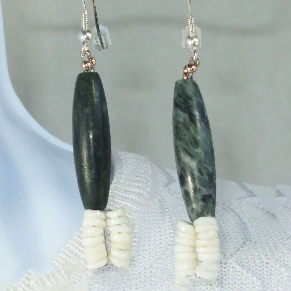 Adana Green Dangle Earrings