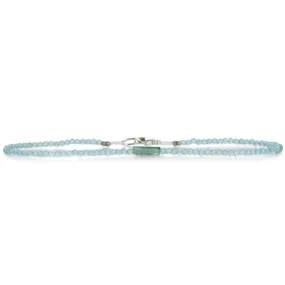 Apatite and Green Tourmaline Bracelet