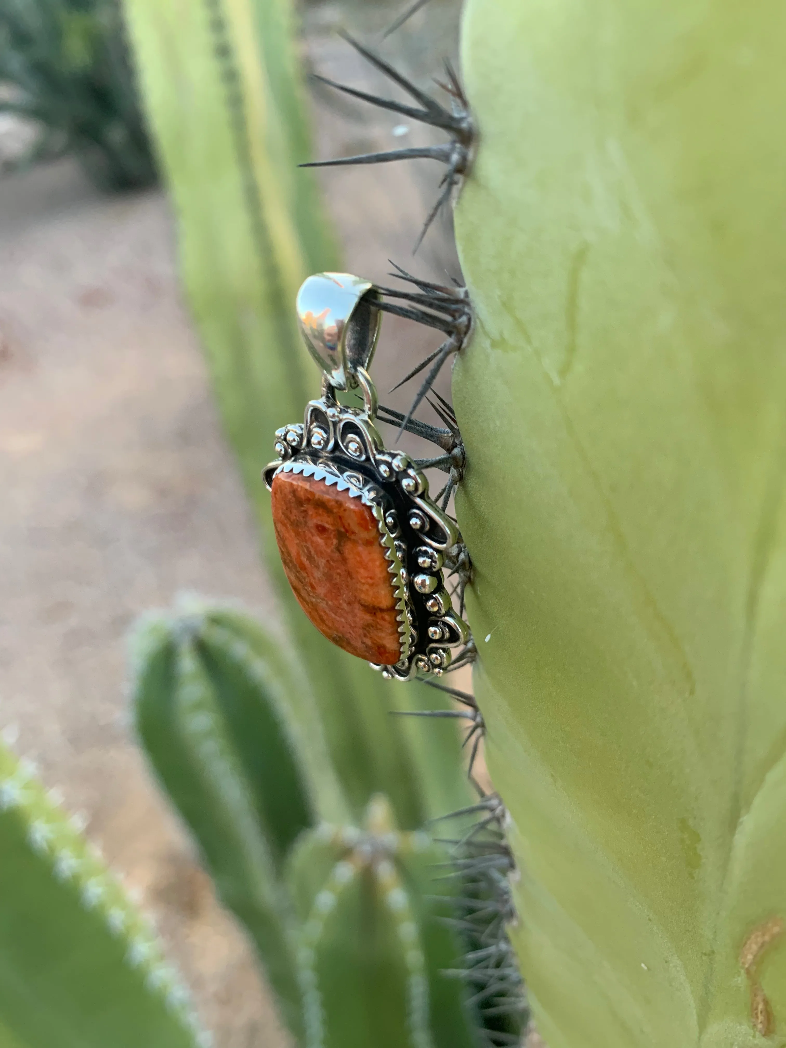 Apple Coral pendant