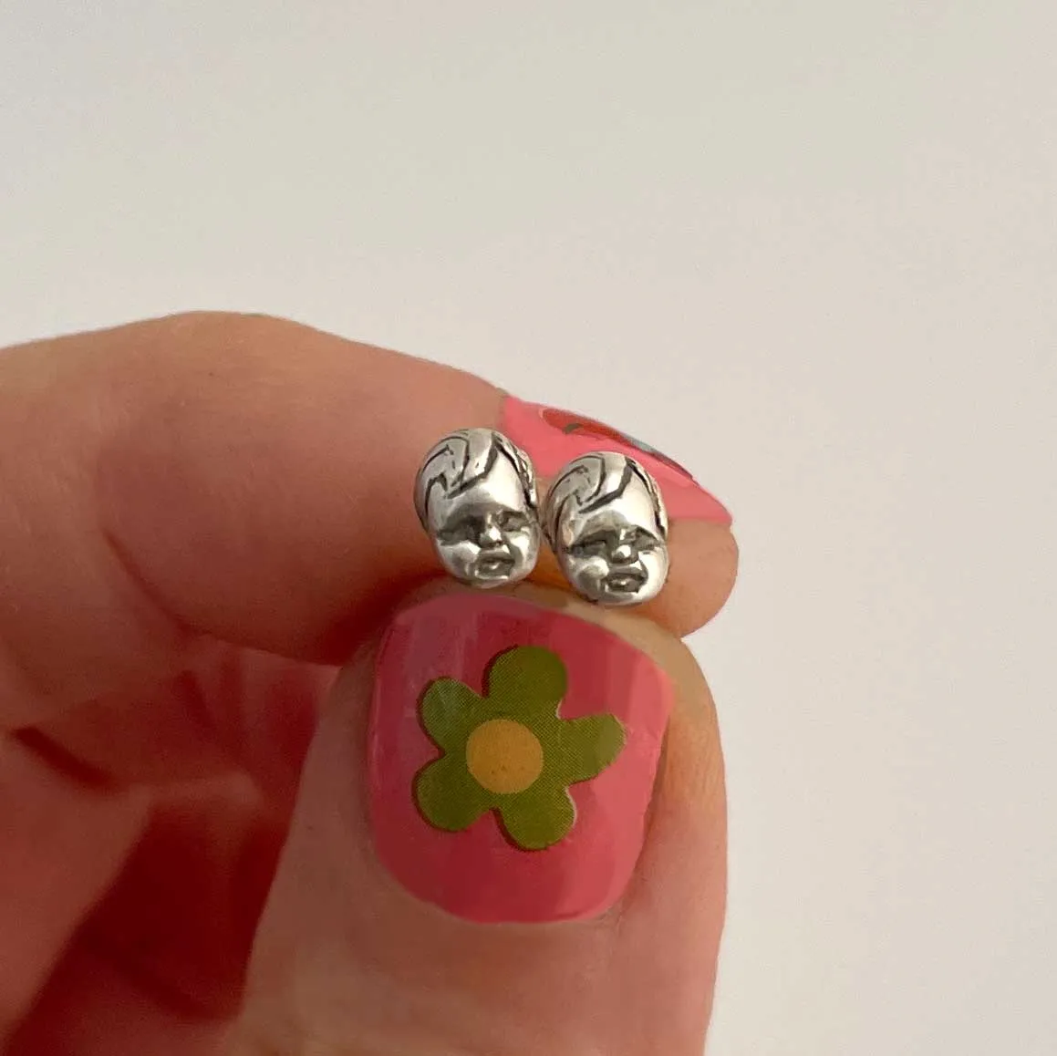 Baby Head Stud Earrings- Ready to Ship