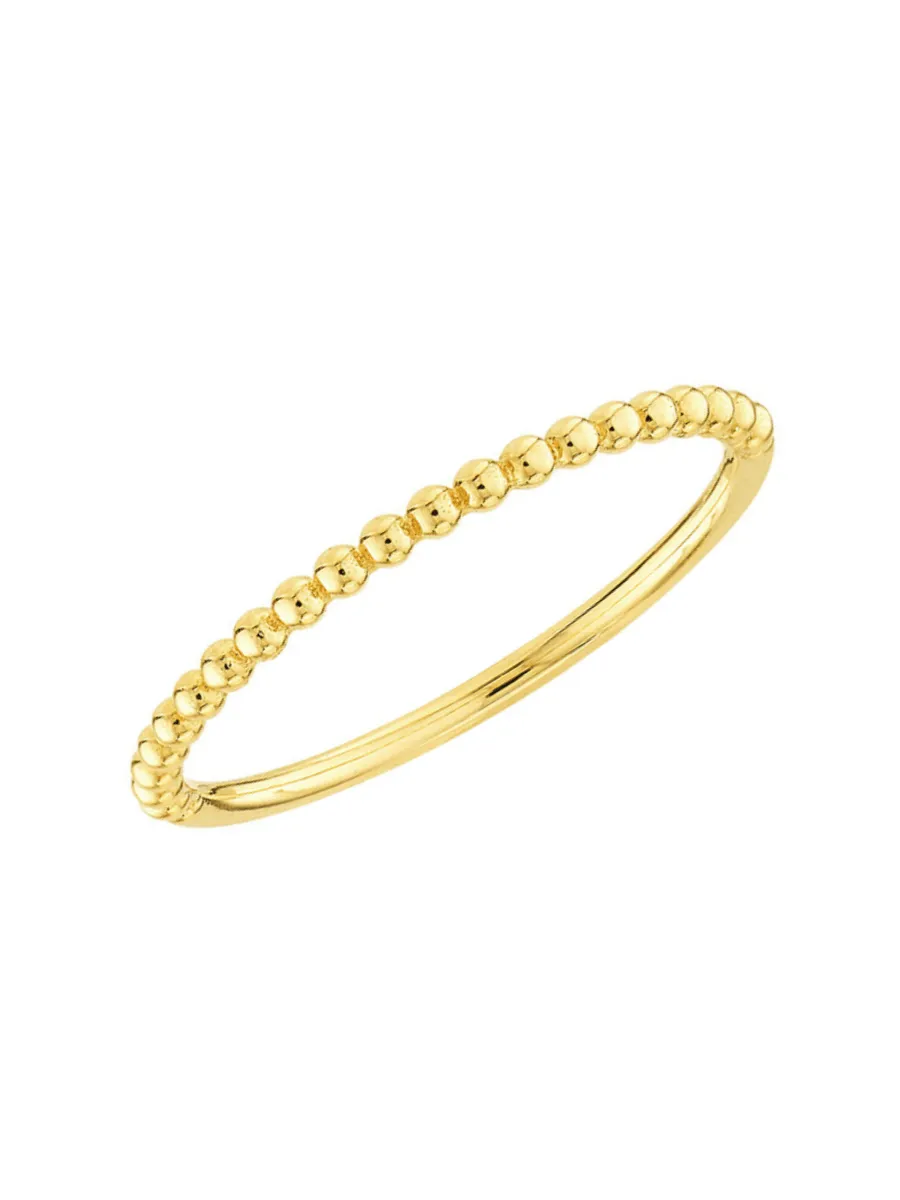 Beaded Band 14K