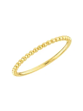 Beaded Band 14K