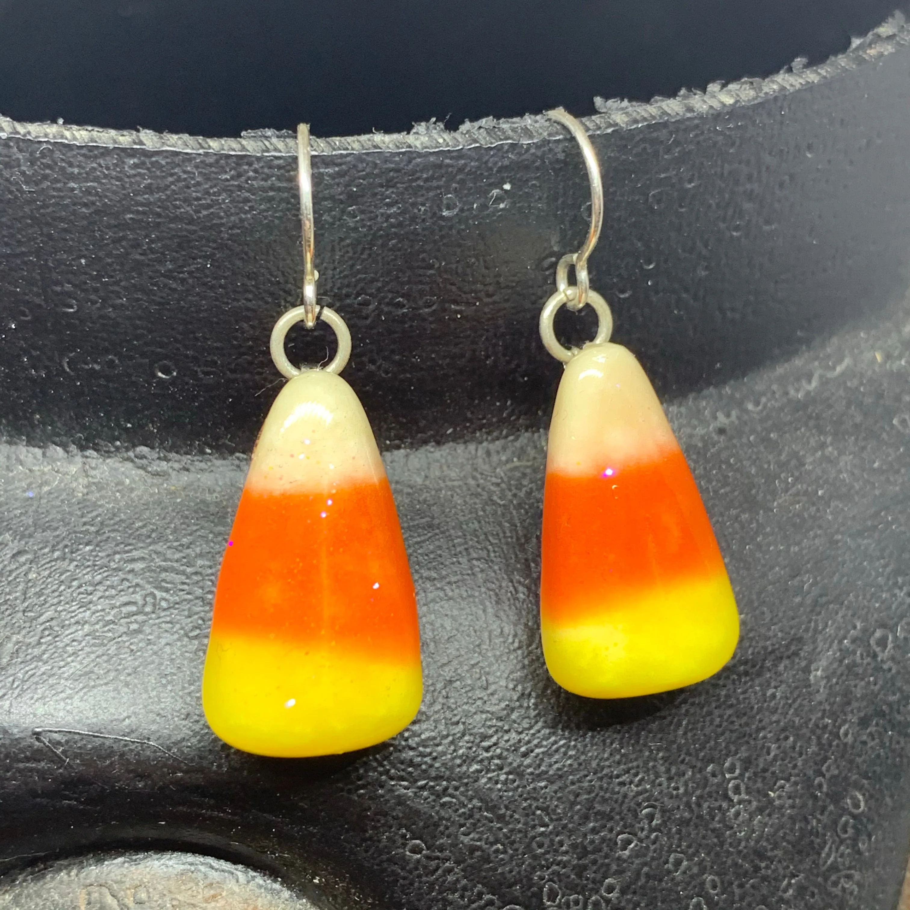 Candy Corn Earrings