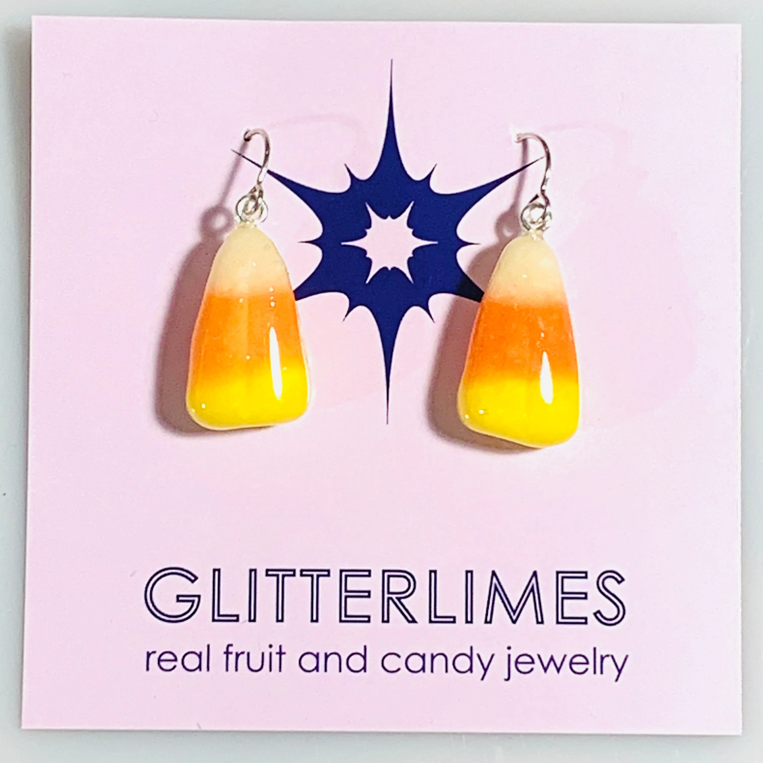 Candy Corn Earrings