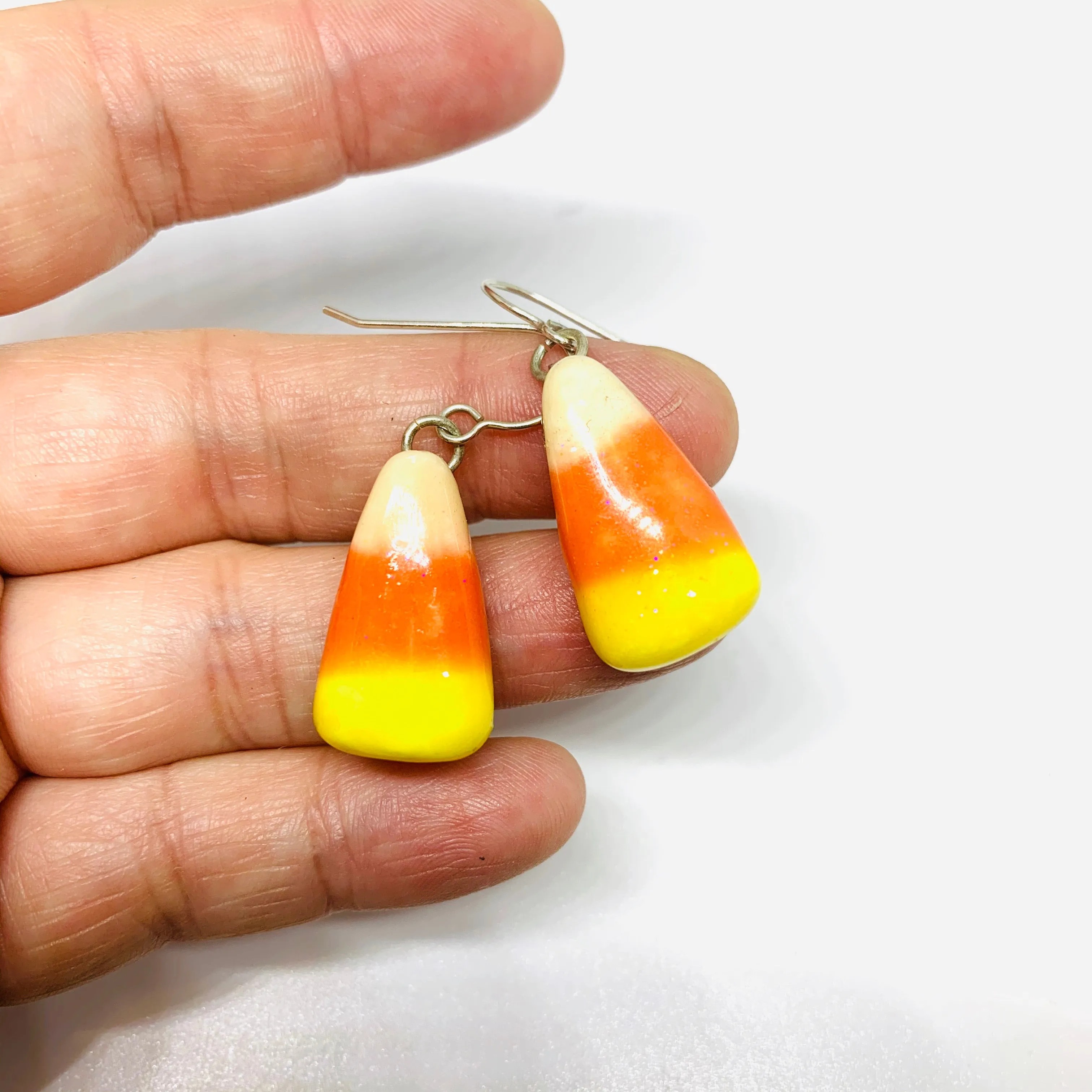 Candy Corn Earrings