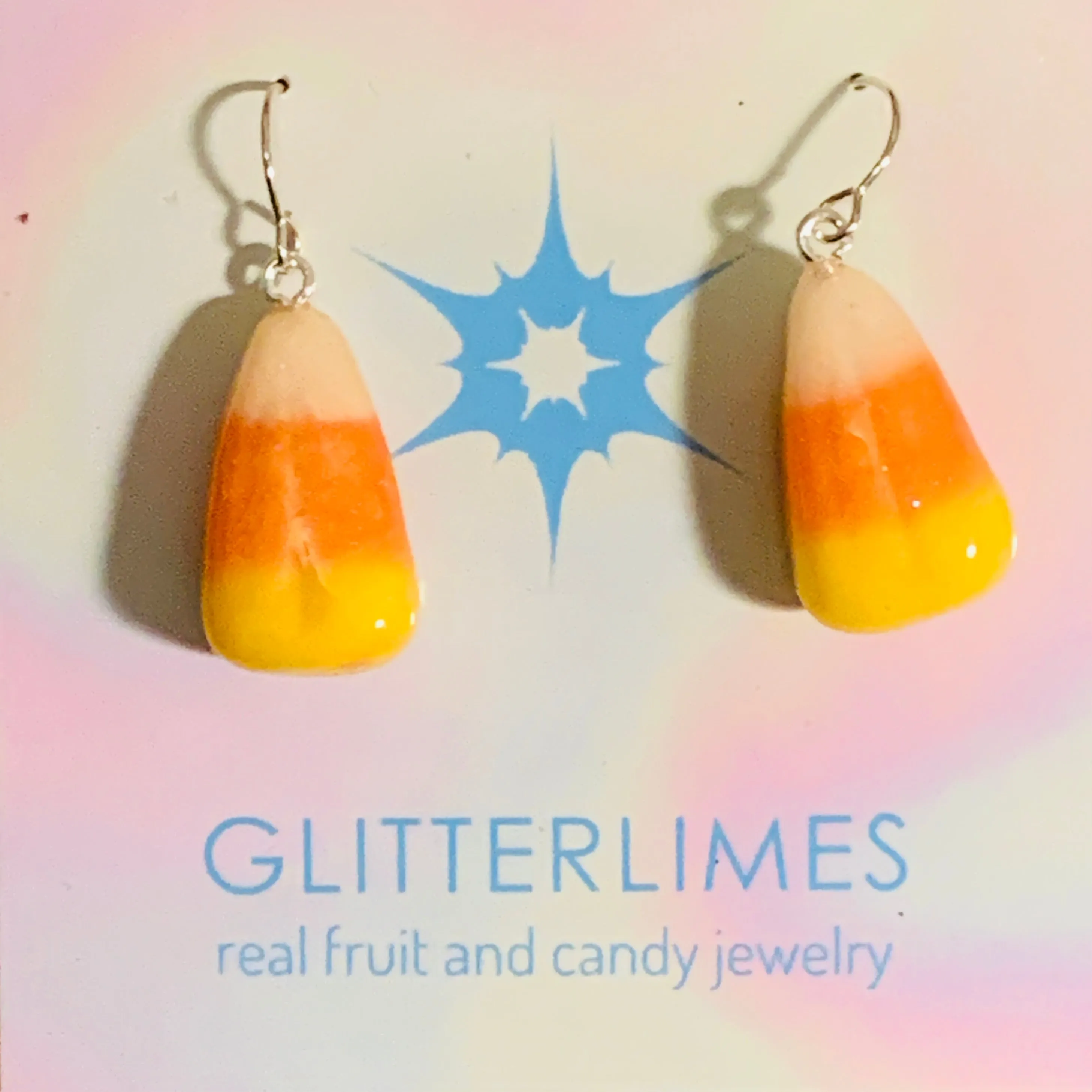 Candy Corn Earrings