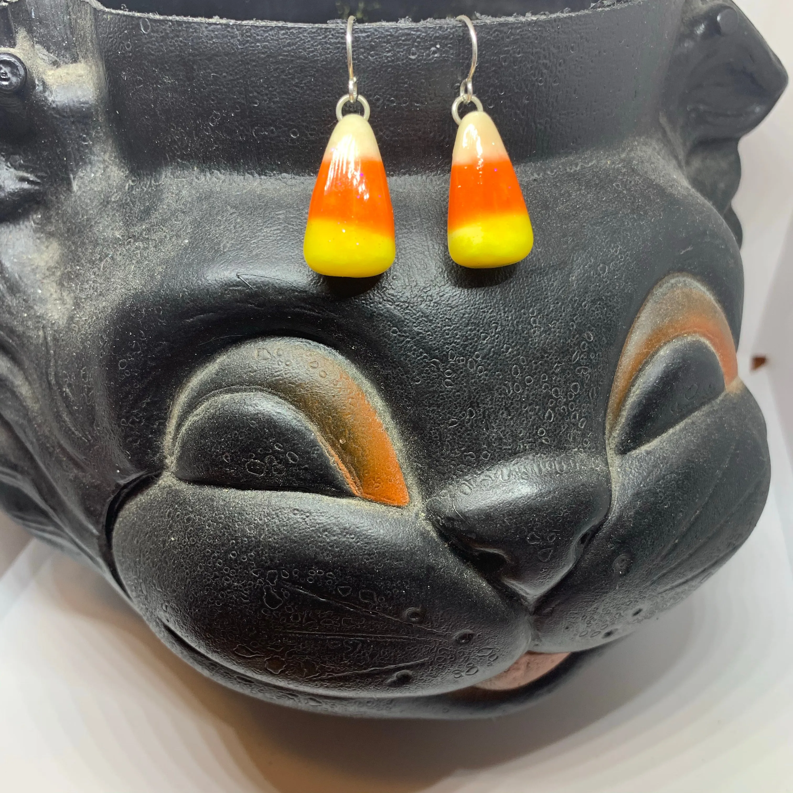 Candy Corn Earrings