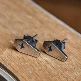 Casket Ear Studs