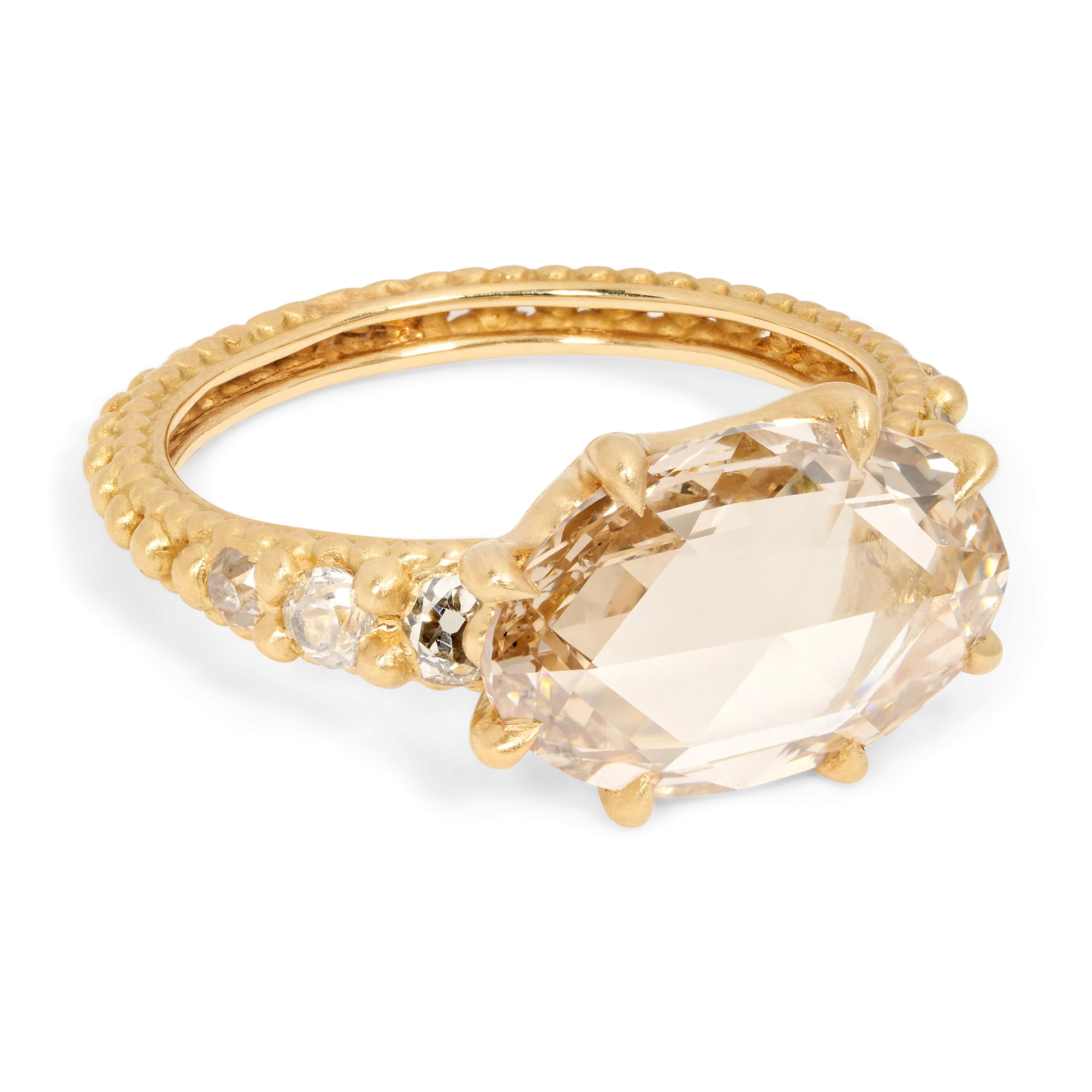 Champagne Diamond Cosmos Ring - Size 6.25 - 11374