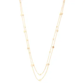 Dainty Star Charm Beaded Layered Necklace