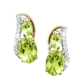 Dewdrop Preridot Earrings