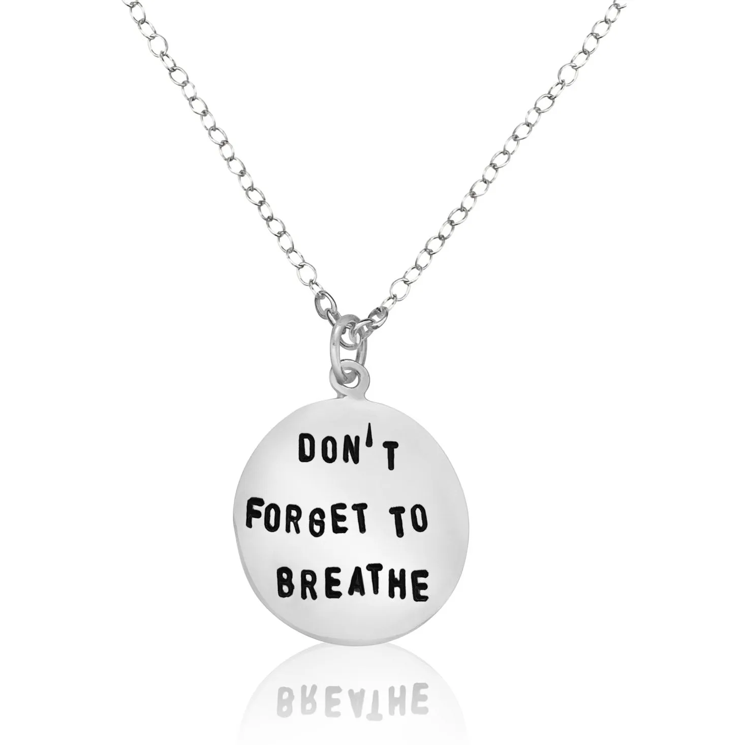 Don't Forget to Breathe Necklace