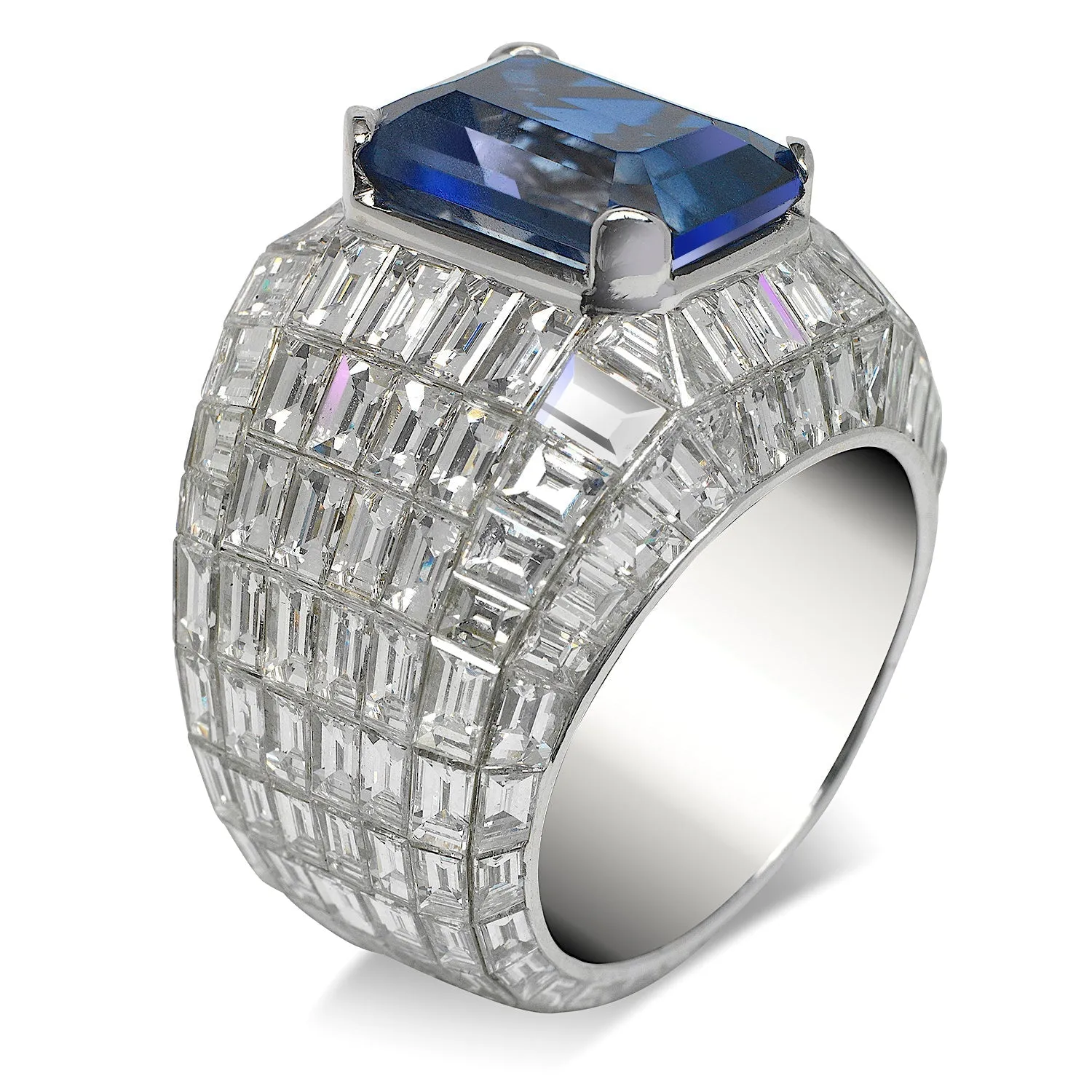 Sure! Here’s an optimized title for the e-commerce product:

Stunning 30 Carat Mens Sapphire & Diamond Chandelier Ring in 14K White Gold - Featuring 8 Carat Ceylon Royal Blue Emerald Cut Sapphire by Mike Nekta

This title emphasizes the key attributes and uses descriptive modifiers to enhance appeal.