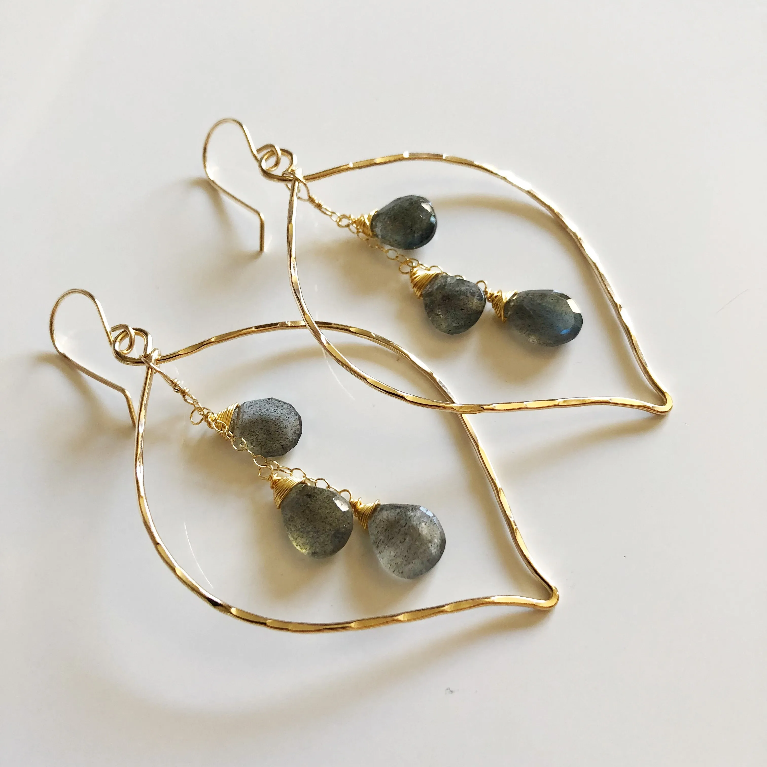 Earring Yuri - labradorite (E265)