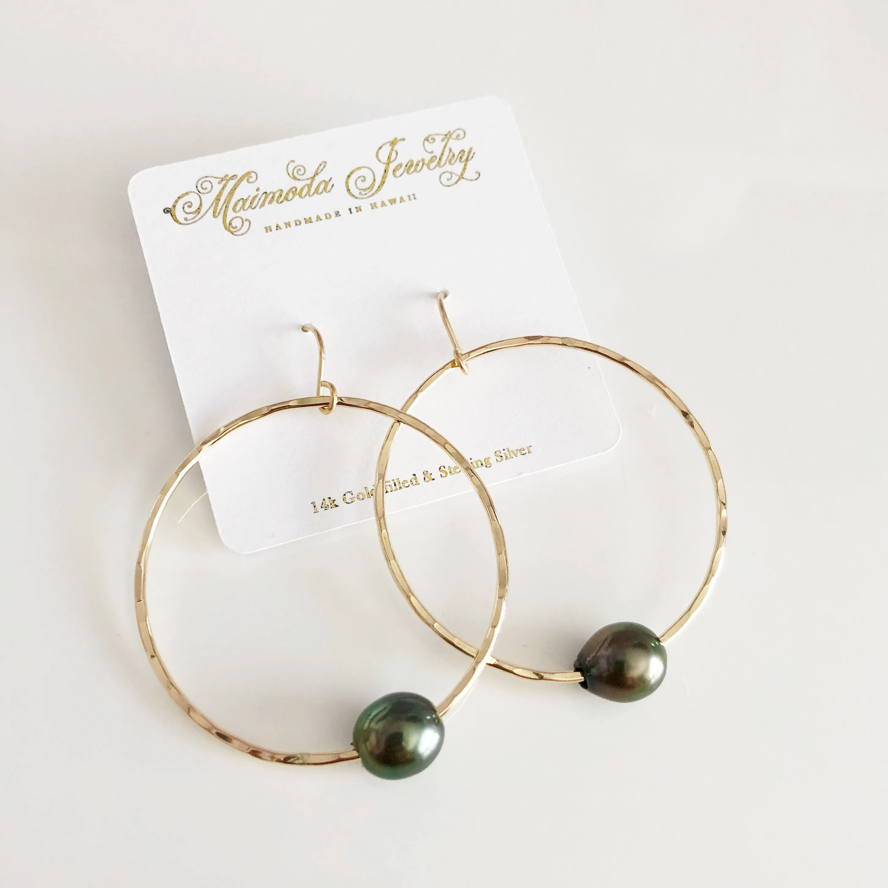 Earrings Sirena - Tahitian pearls (E319)