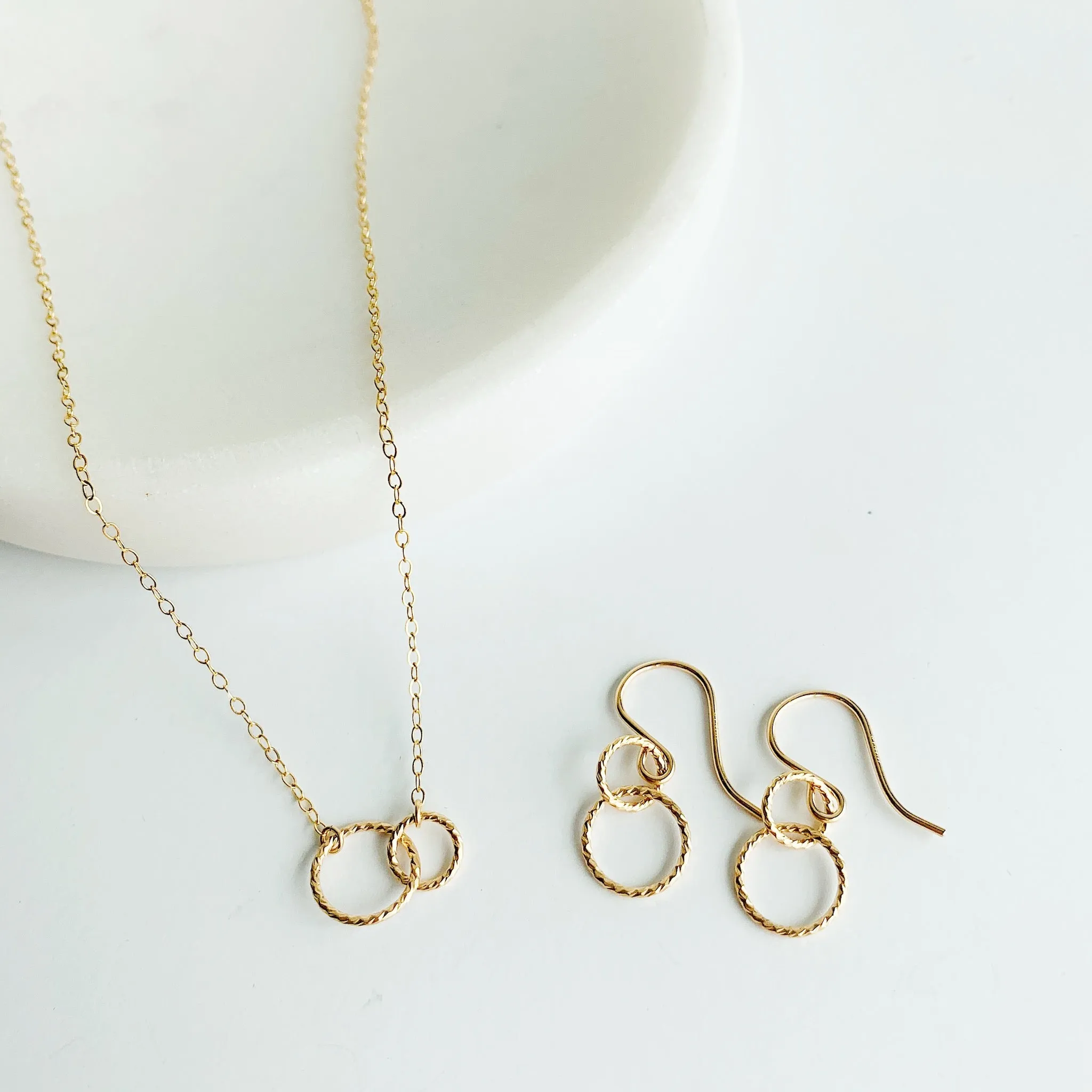 Ella Linked Ring Earrings