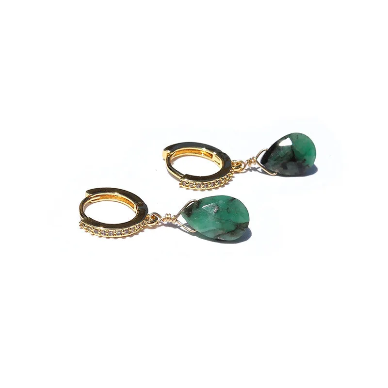 Emerald Luxury Earrings *Final Sale*