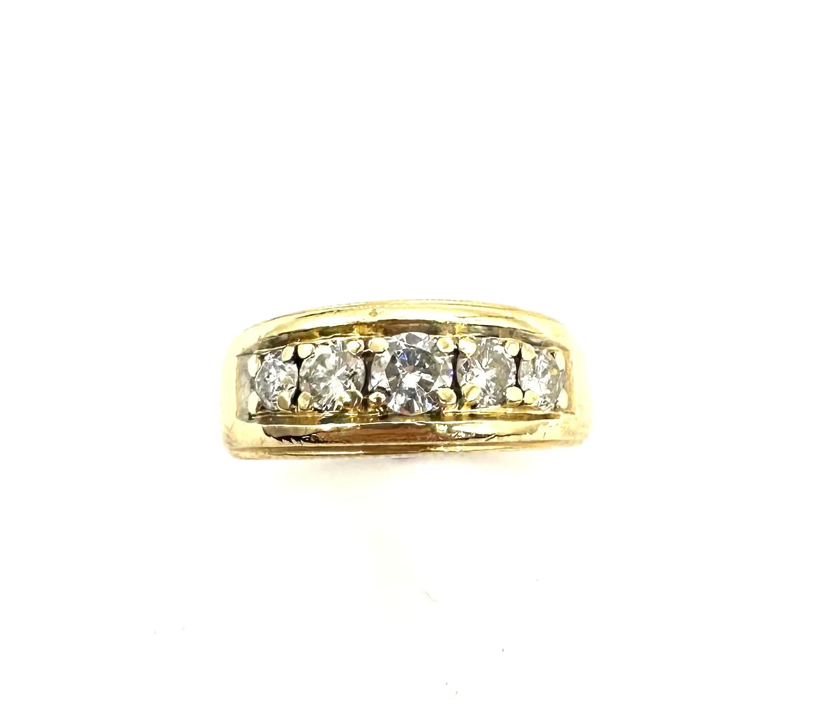 Gents 3/4 CTW 5 -Stone Diamond Band