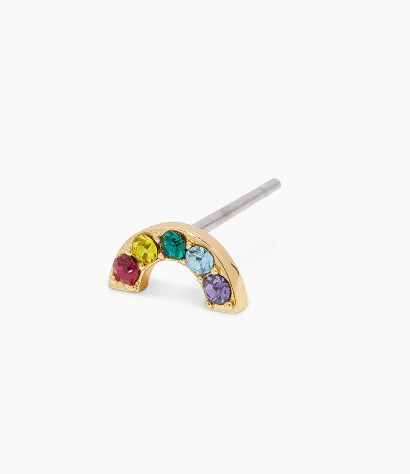 Gorjana ‘Rainbow Charm Stud’