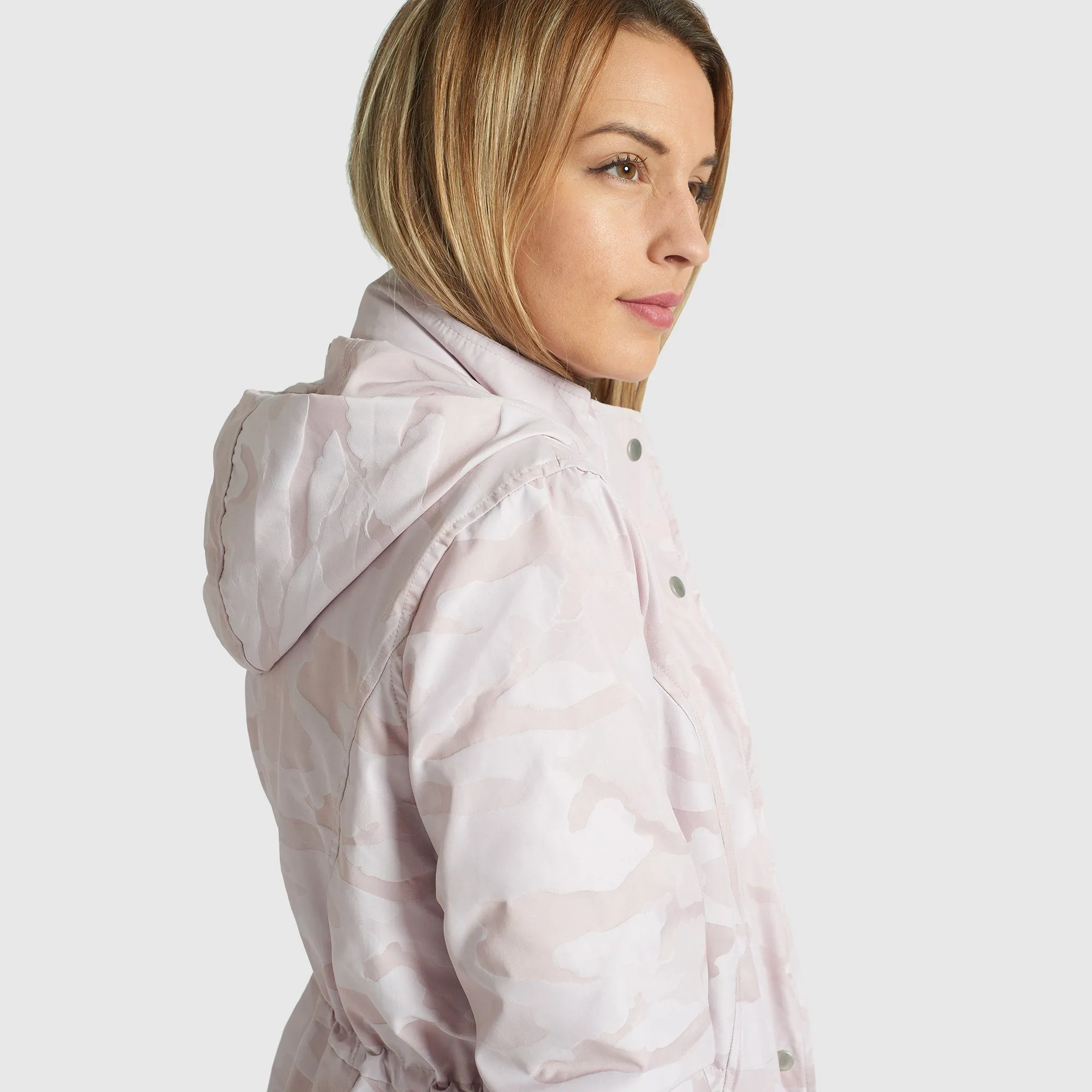 Hooded Jacket - Pink Camo