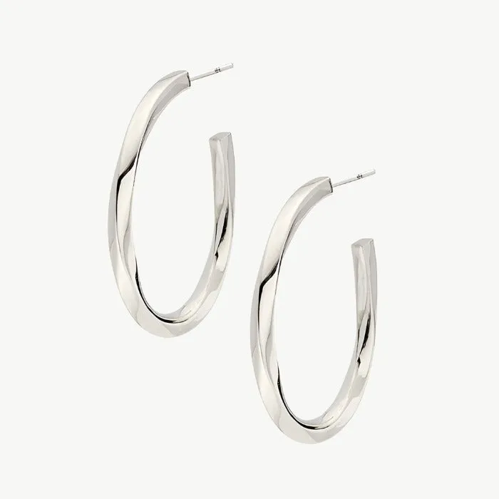 Imara Oval Hoop Earrings