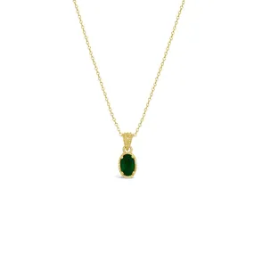 Irisa by Martin Binder Emerald Pendant Necklace