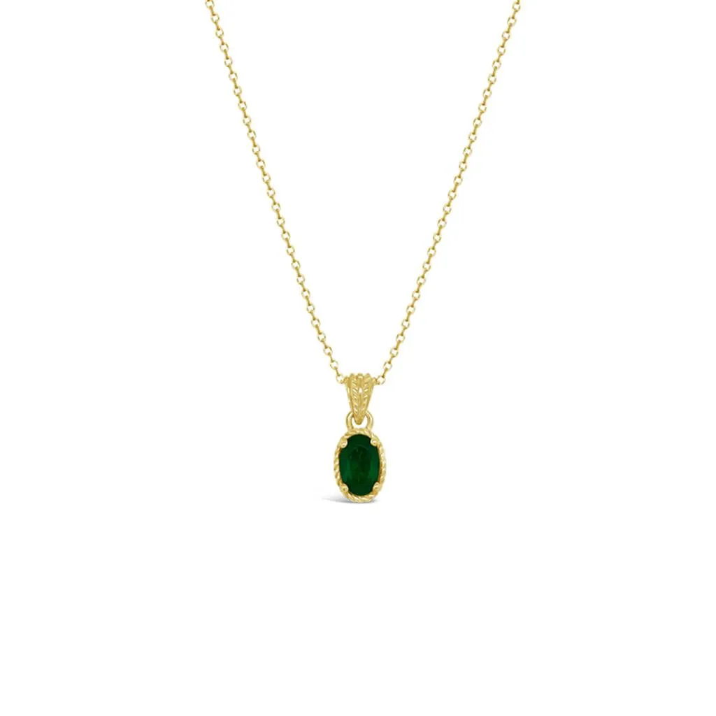 Irisa by Martin Binder Emerald Pendant Necklace