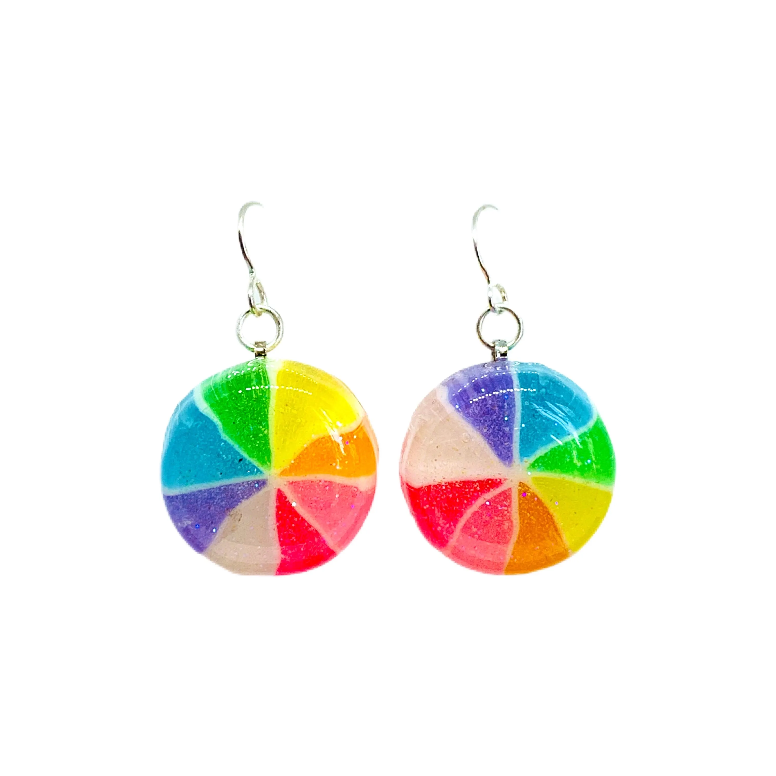 Japanese Pinwheel Candy Earrings