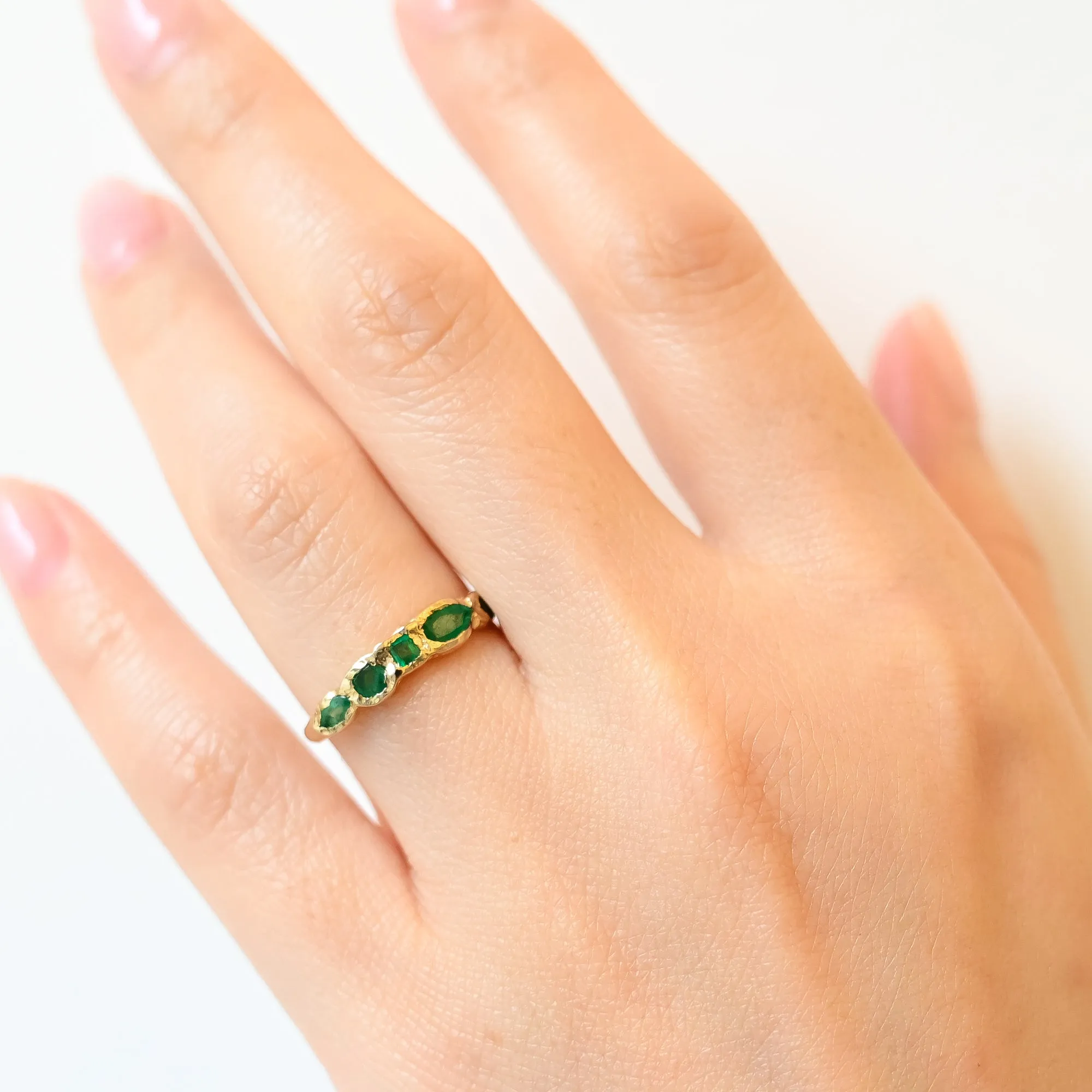 Journey Treasure Emerald Ring