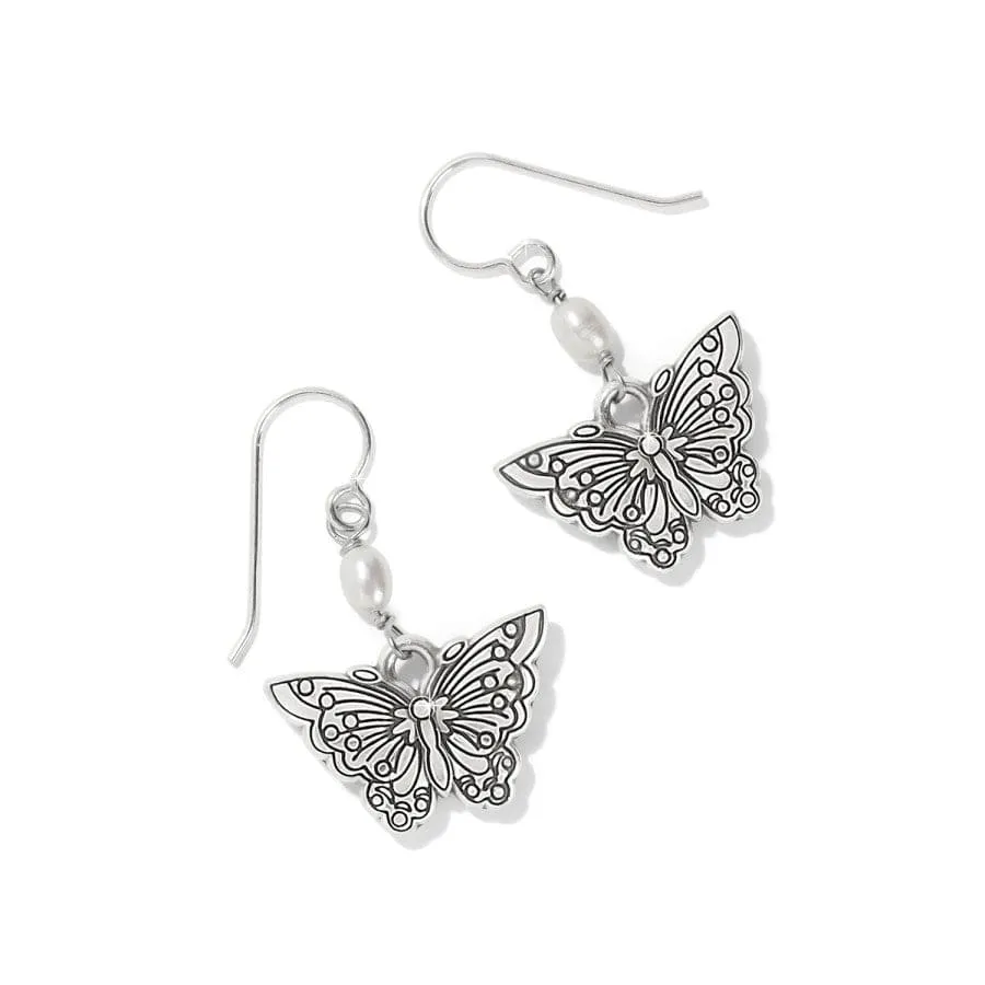 Kyoto In Bloom Butterfly French Wire Earrings