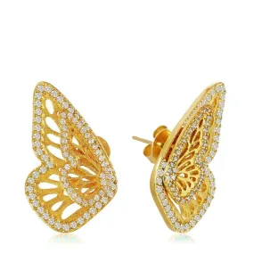 MELINDA MARIA | Chrysalis Butterfly Stud Earrings