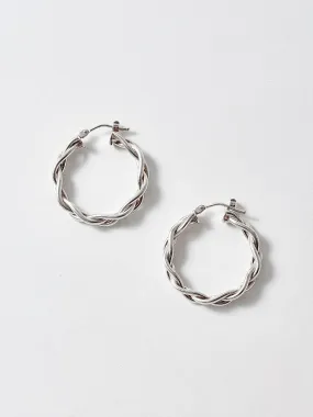 Mini Braided Hoops