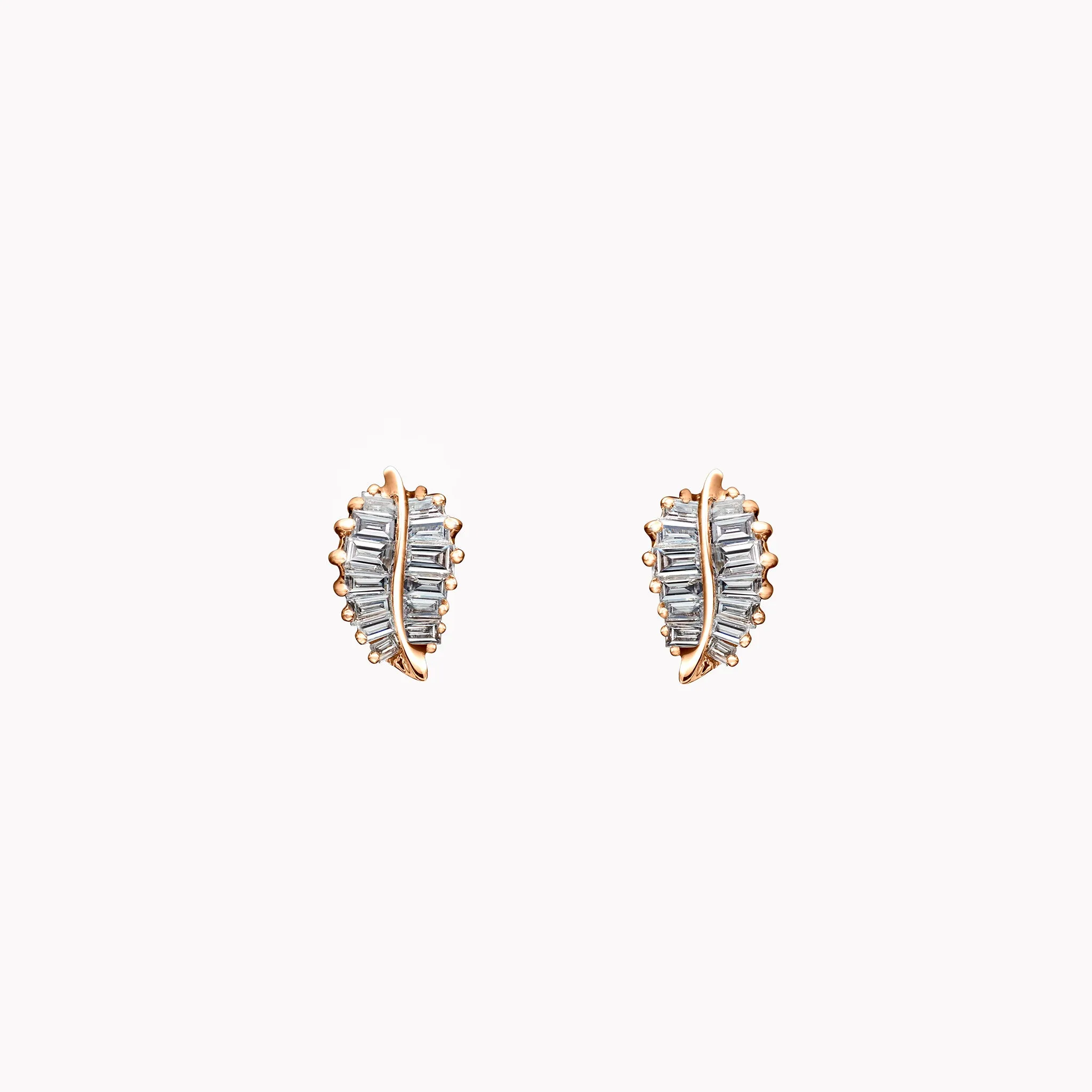 Mini Palm Leaf Studs