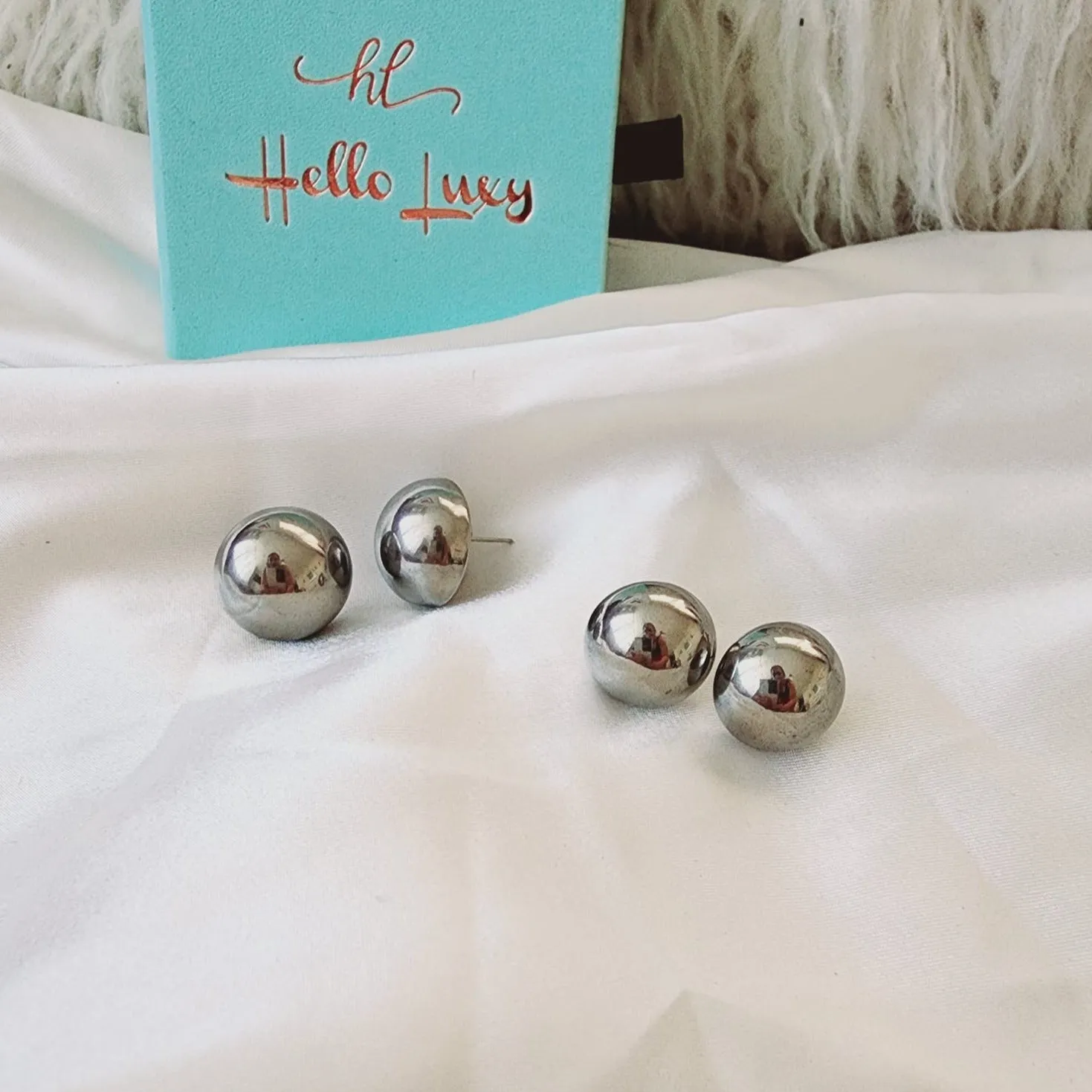 Miss Dottie Silver Earrings