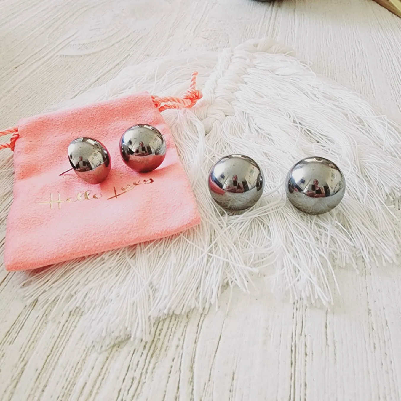 Miss Dottie Silver Earrings