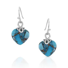 Montana Silversmiths Untamable Heart Earrings