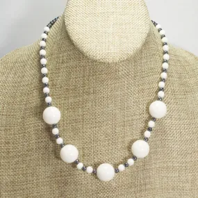 Octavia Hematite Beaded Necklace