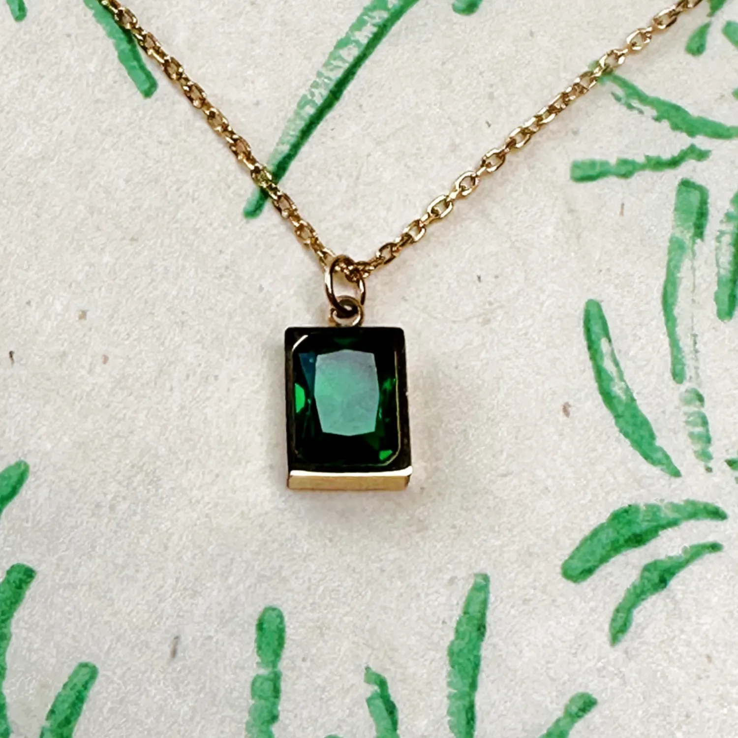 Orla Emerald Gem Necklace