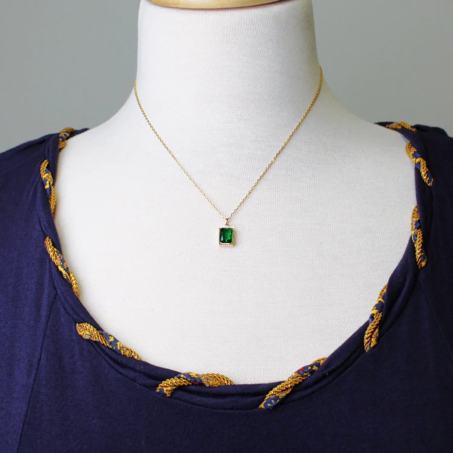 Orla Emerald Gem Necklace