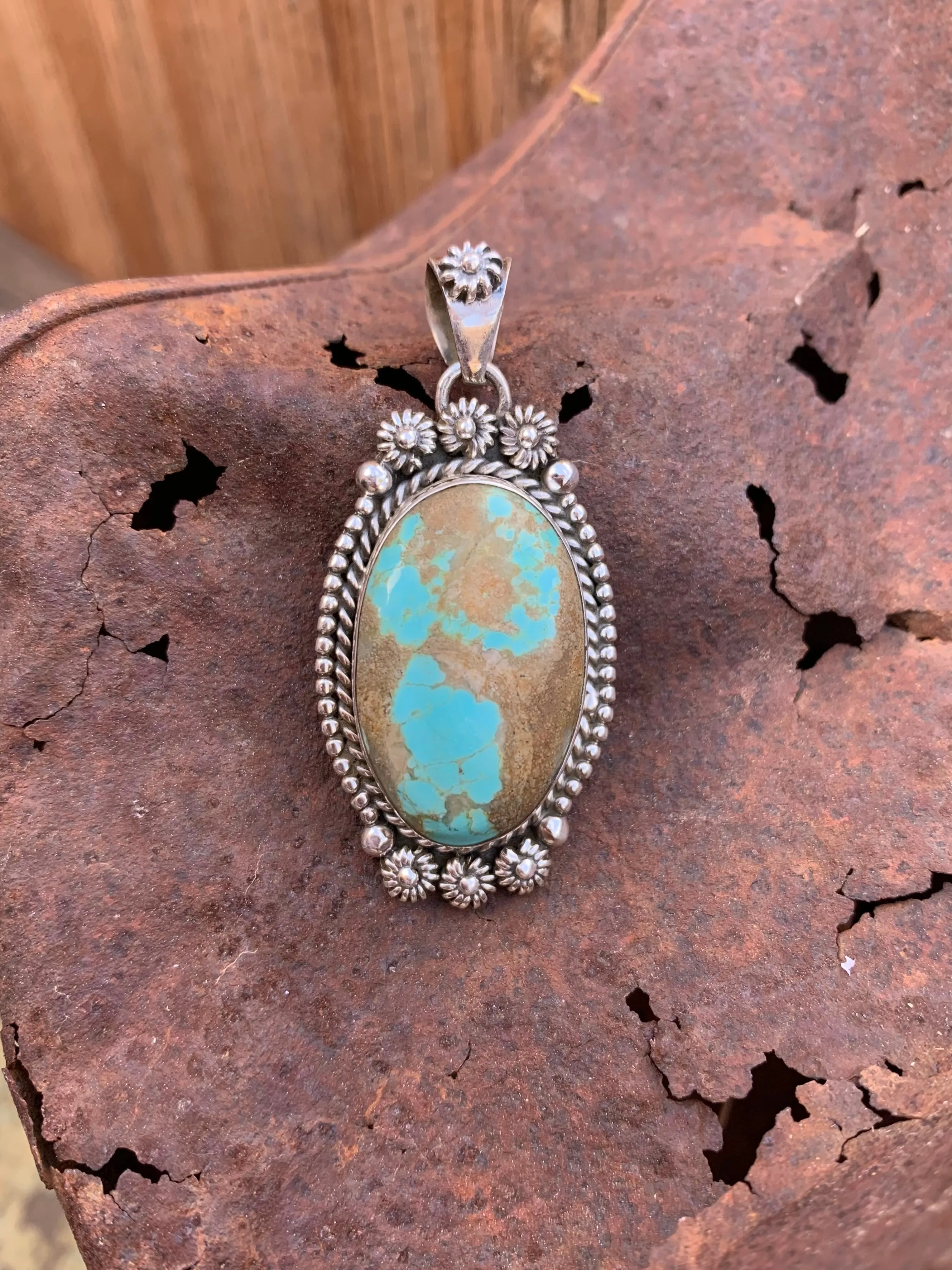 Oval Turquoise Pendant