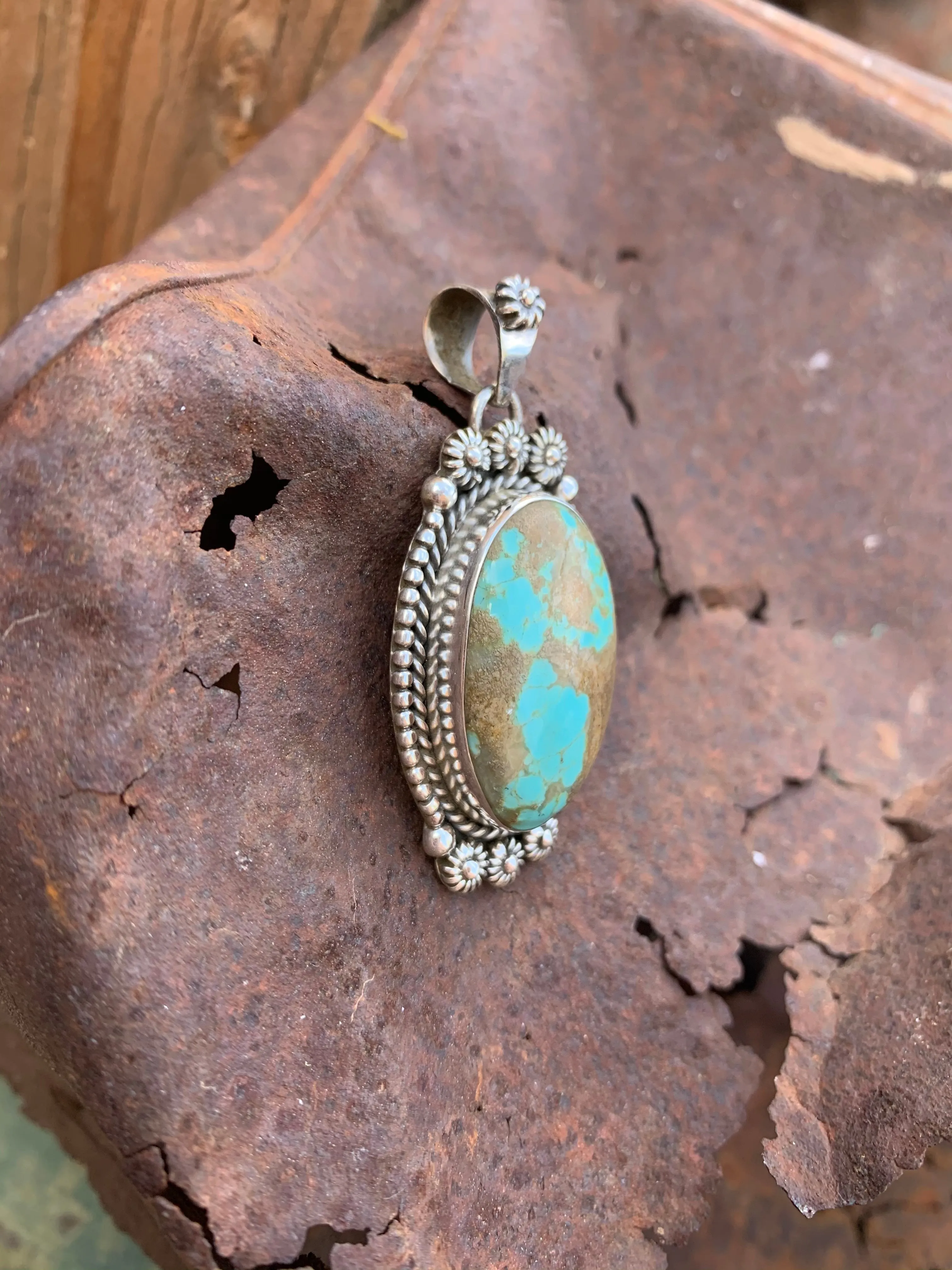 Oval Turquoise Pendant