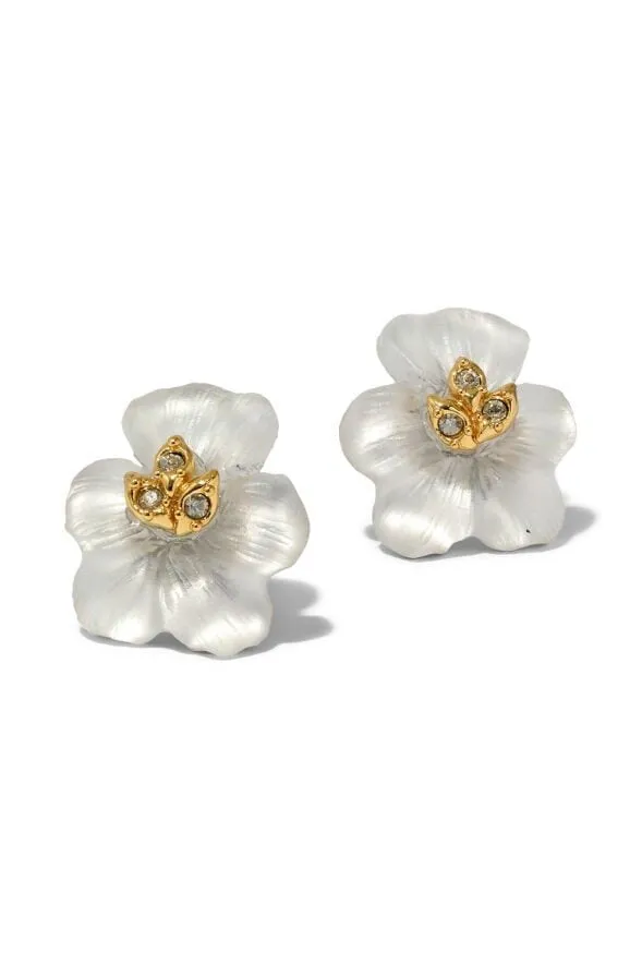 Pansy Lucite Petite Earrings